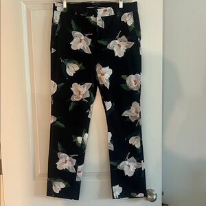 Banana Republic Ryan Floral Ankle Pants